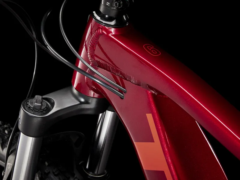 Trek Marlin+ 6 Electric Hardtail Mountain Bike 2026 in Crimson-9